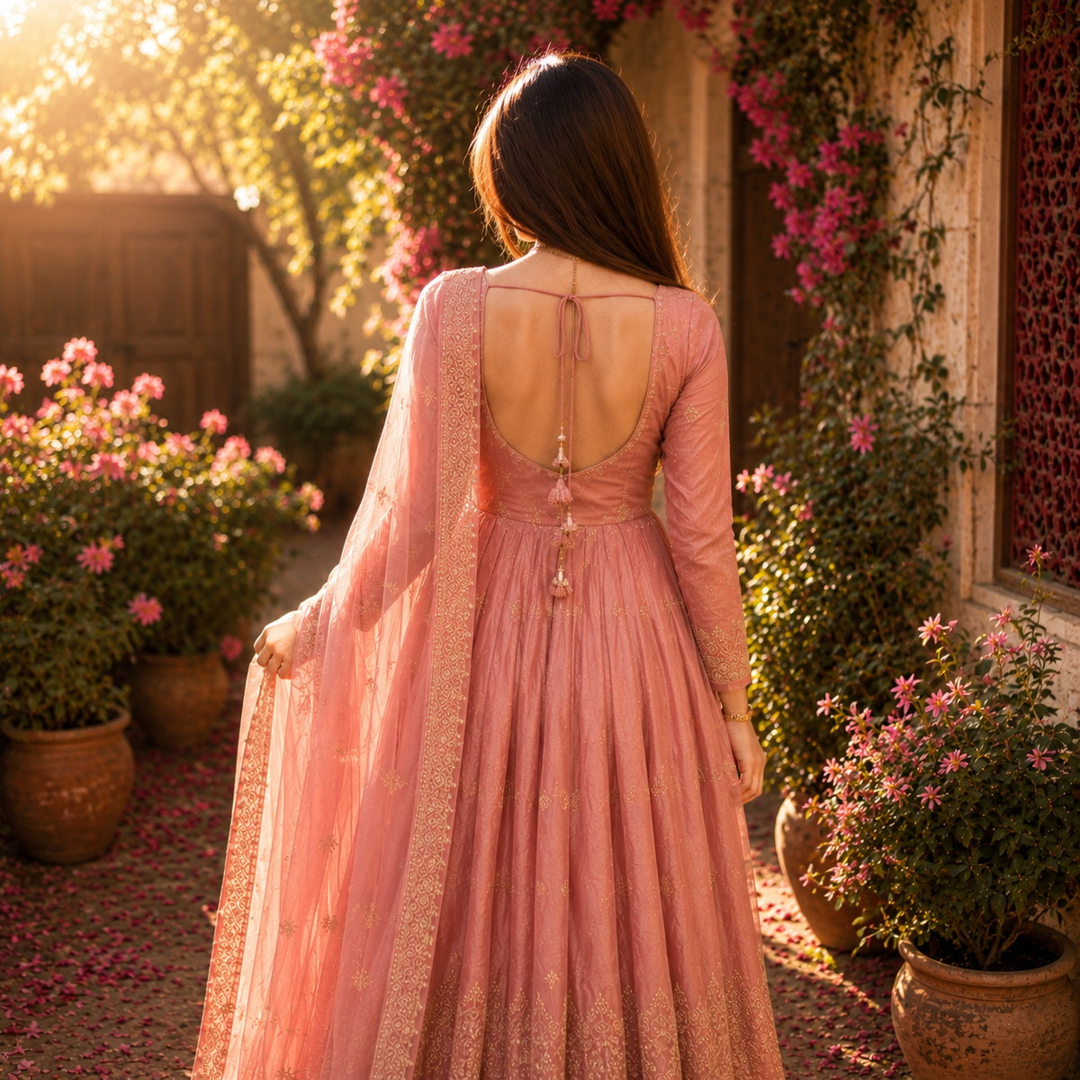 Blush Rosé Grace Anarkali Set
